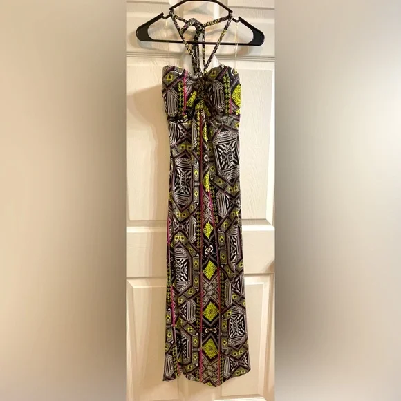 chinese dress ladies Flirt With Fire Maxi Dress Pink main image 0